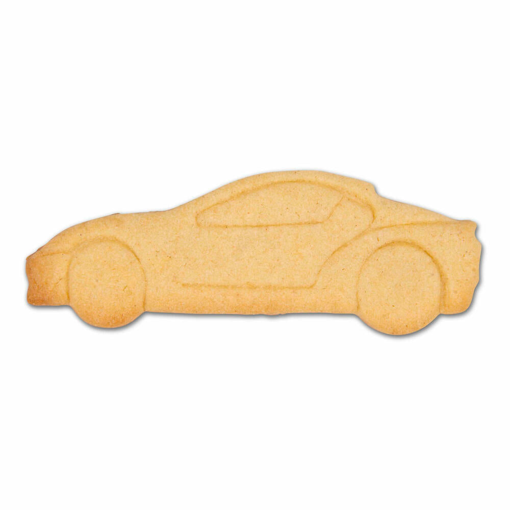 Städter embossed cookie cutter sports car, cookie cutter, cookie mold, biscuit, cookies, stainless steel, 9 cm, 199583