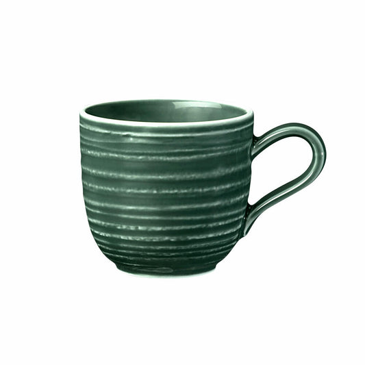Seltmann Weiden Terra Espressoobertasse, Espressotasse, Espresso Tasse, Porzellan, Moosgrün, 100 ml, 001.766261