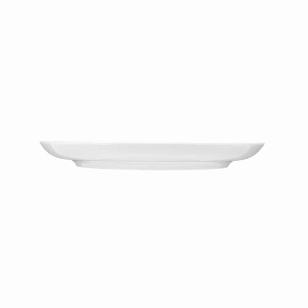 Seltmann Weiden Lido Brotteller Rund, Frühstücksteller, Kuchenteller, Porzellan, Coup Weiß, Ø 17 cm, 001.198544