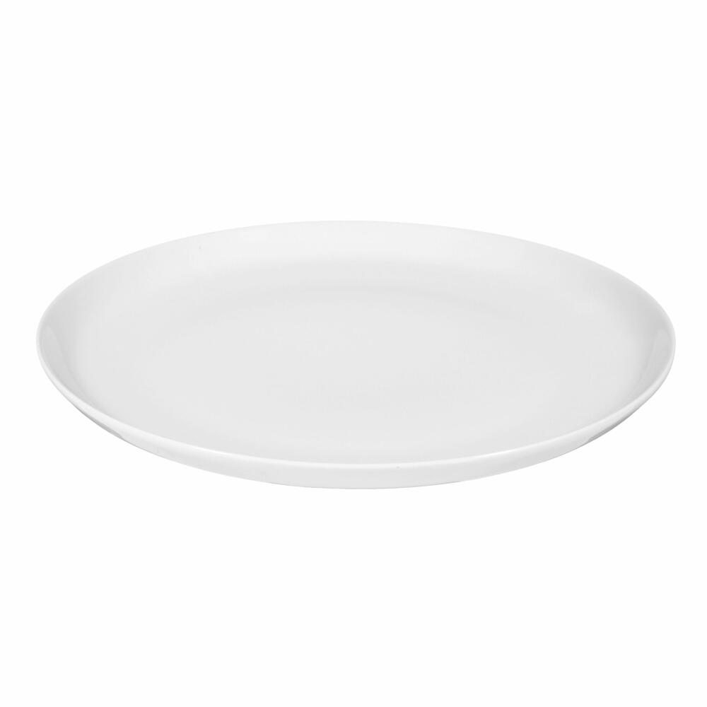 Seltmann Weiden Lido Plate Flat, Dinner Plate, Serving Plate, Porcelain, Coup White, Ø 30 cm, 001.198774