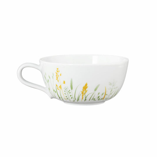 Seltmann Weiden Liberty Teeobertasse Groß, Teetasse, Tee Tasse, Porzellan, Meadow Grasses Green, 290 ml, 001.768773
