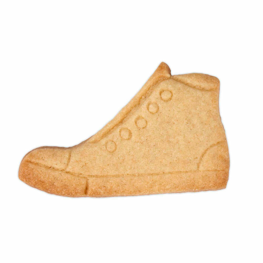 Städter Präge-Ausstecher Sneaker, Ausstechform, Plätzchenform, Keks, Plätzchen, Edelstahl, 8 cm, 041431