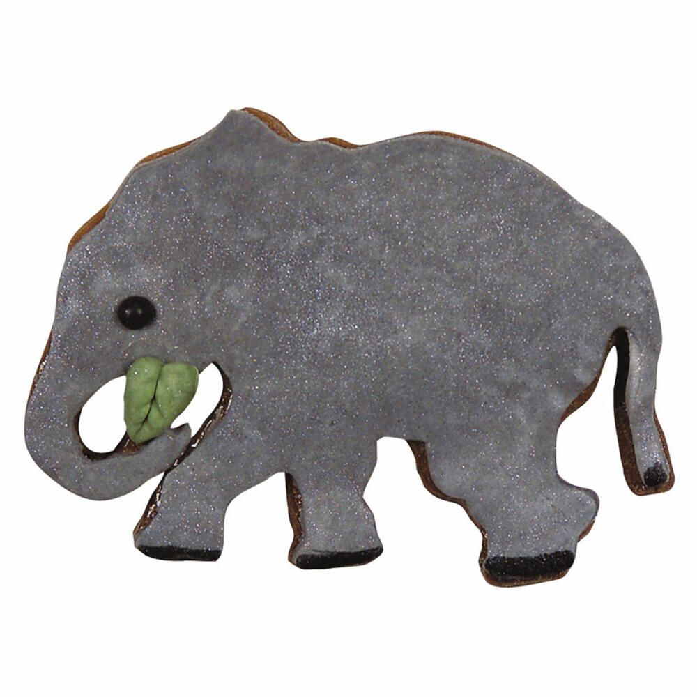 Städter elephant cookie cutter, cookie cutter, cookie mold, biscuit, cookies, stainless steel, 7 cm, 184213