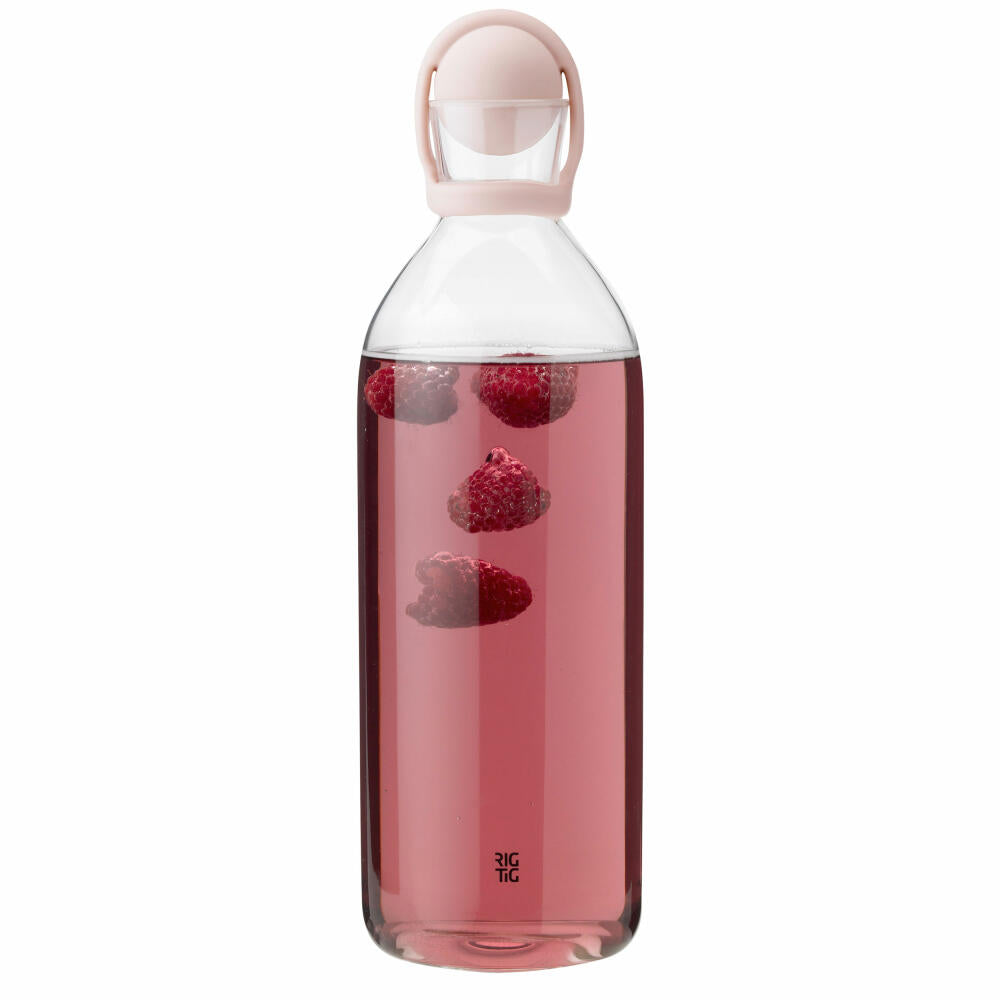 Rig-Tig Wasserkaraffe Cool-It Rose, Karaffe, Borosilikatglas, Rosé, 1.5 L, Z00071-9