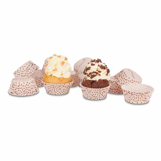 Städter Papier-Backförmchen Caramell Mini, 50 Stück, Papierförmchen, Backform, Muffinförmchen, Papier, 335837