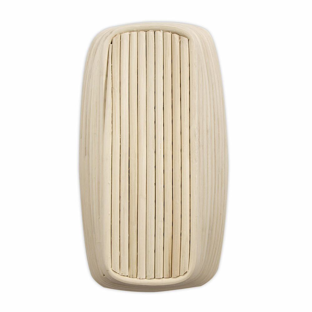 Städter fermentation basket rectangle, fermentation basket, bread form, bread dough, bread basket, rattan, 26.5 x 14 cm, 836044