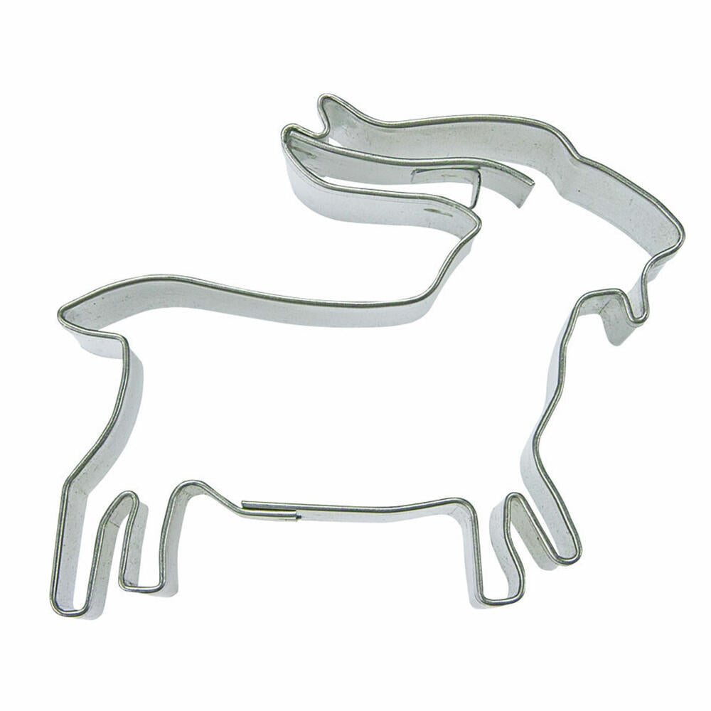 Städter embossed cookie cutter zodiac sign Capricorn, cookie cutter, cookie mold, biscuit, cookies, stainless steel, 6 cm, 039247