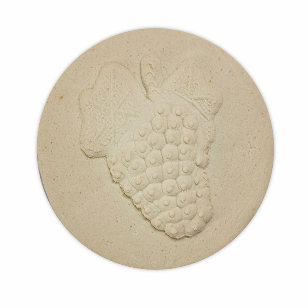 Städter Spekulatius-Model Grape, Wooden Embossing Mold, Cookie Mold, Spekulatius Mold, Wood, Ø 8 cm, 841291