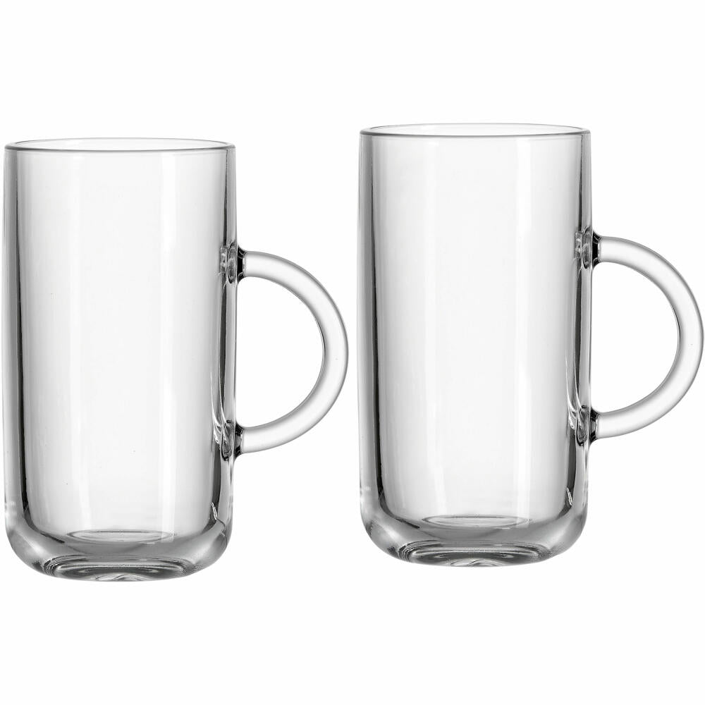 Ritzenhoff & Breker Henkelglas Marco, Becher mit Henkel, Trinkglas, Henkelbecher, Glas, Klar, 270 ml, 816075