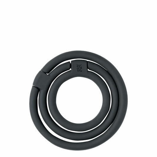 Rig-Tig Untersetzer Circles Black, Topfunterlage, Silikon, Nylon, Schwarz, 13 cm, Z00058