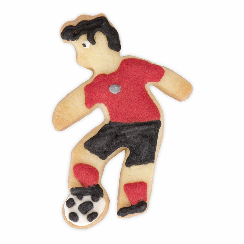 Städter cookie cutter football player, cookie cutter, cookie mold, biscuit, cookies, stainless steel, 6.5 cm, 216556