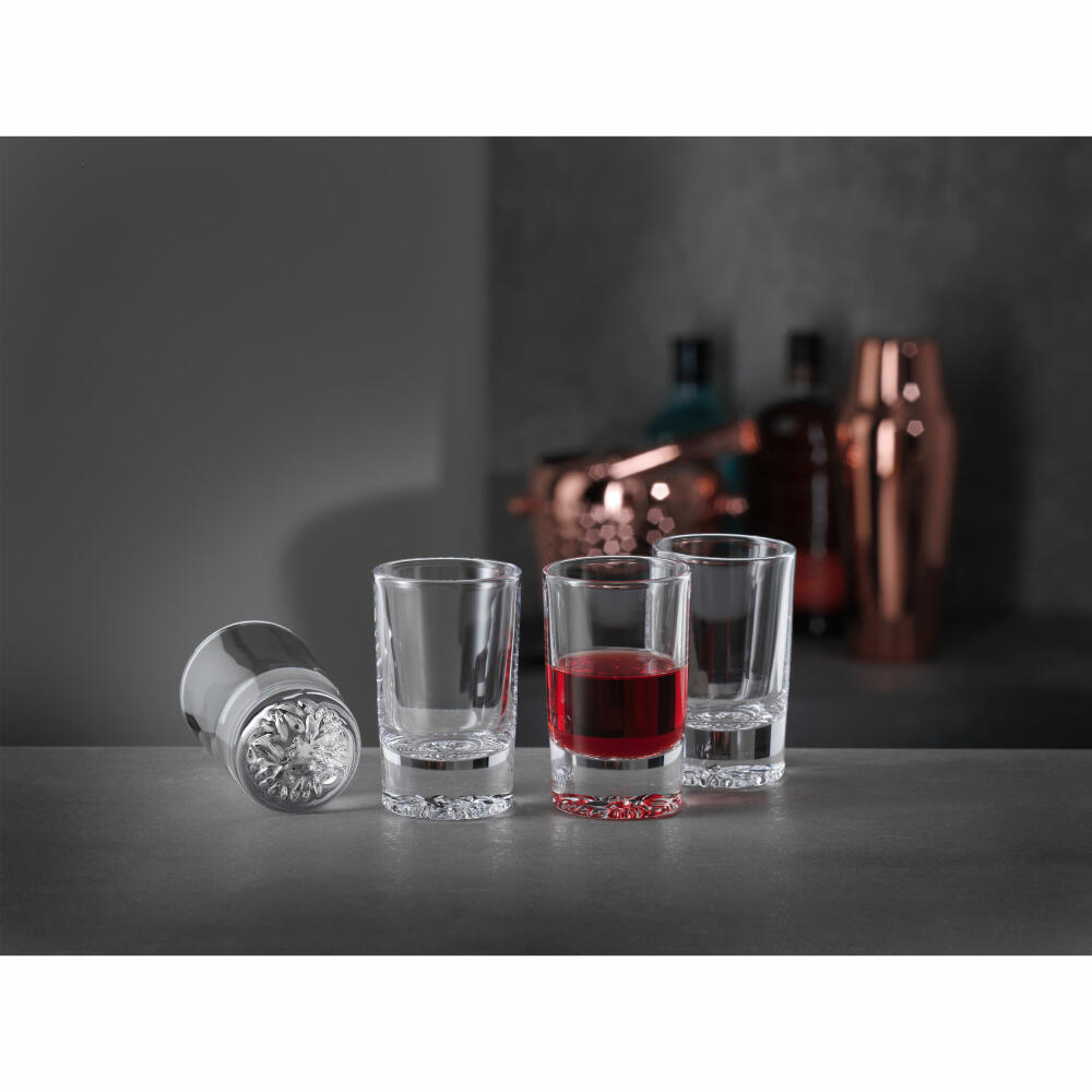 Spiegelau Lounge 2.0 Shot Glas, 4er Set, Stamper, Schnapsglas, Pinnchen, Kristallglas, 55 ml, 2710160