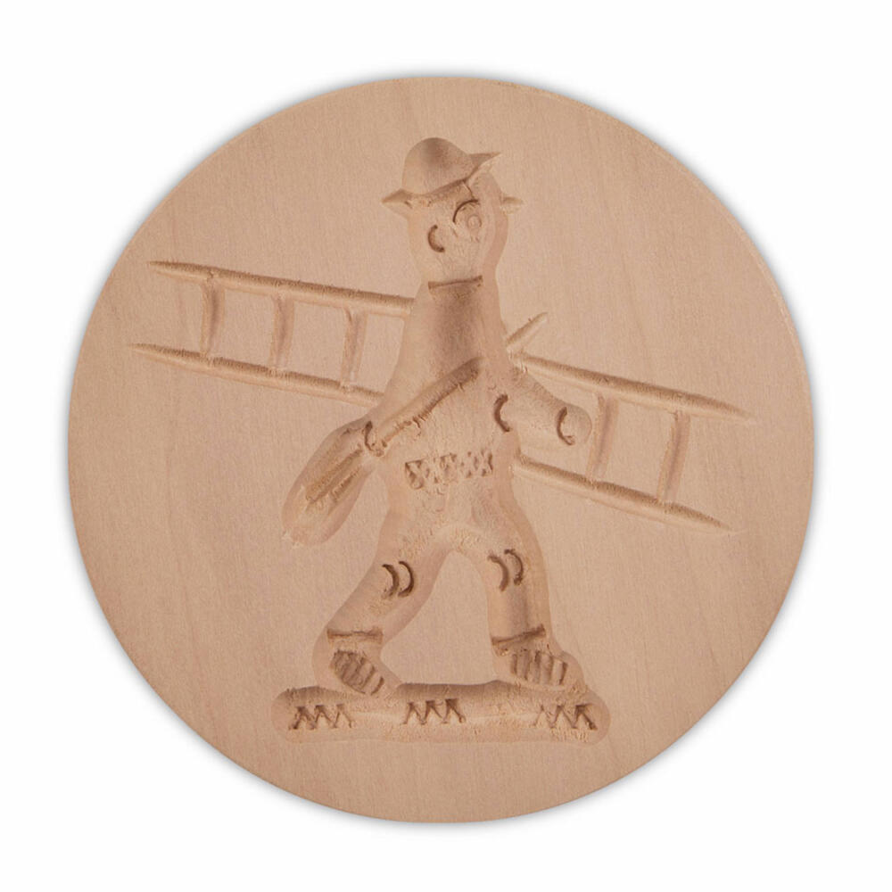 Städter Spekulatius-Model Chimney Sweep, Wooden Embossing Mold, Cookie Mold, Spekulatius Mold, Wood, Ø 8 cm, 841277