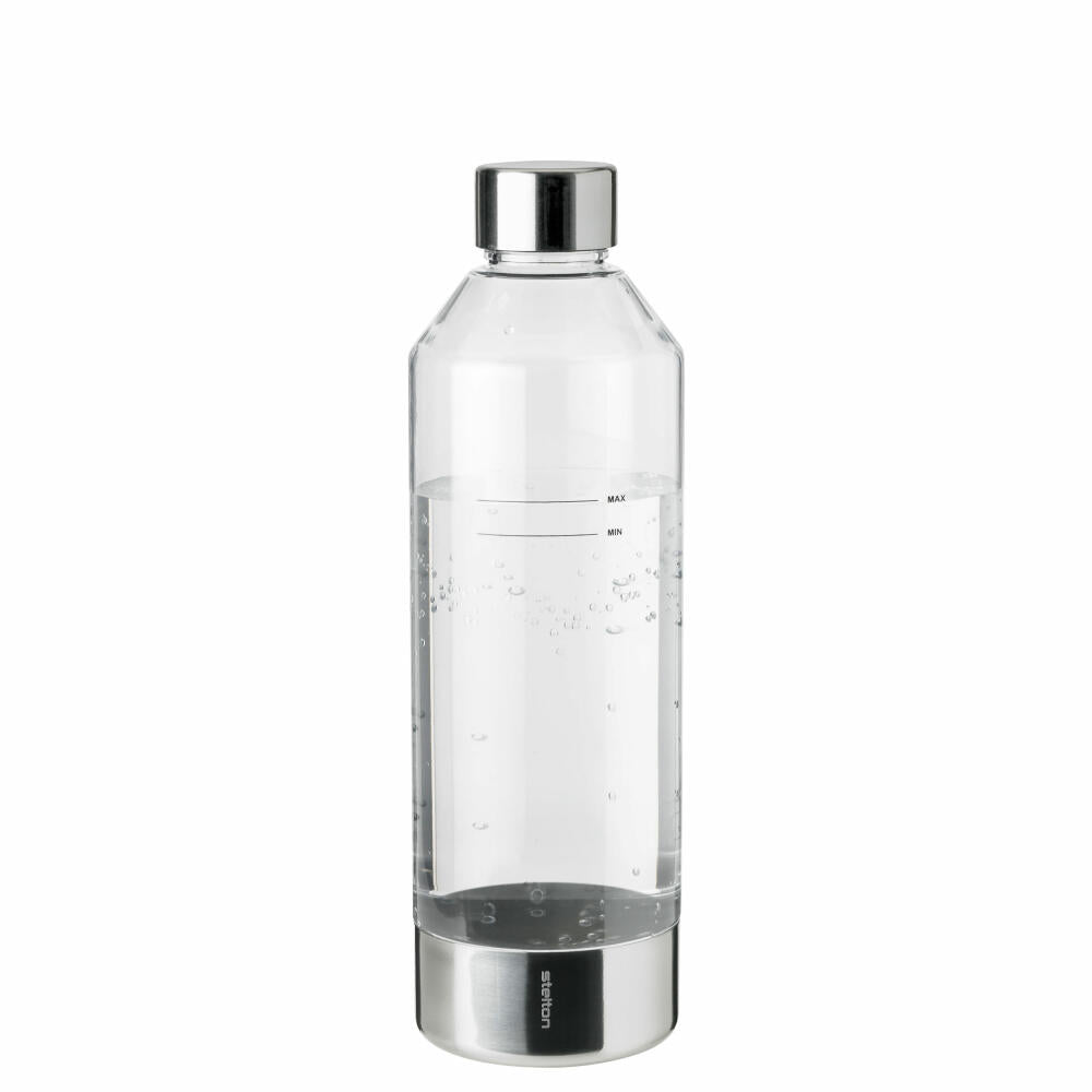 Stelton water carbonator Brus, for carbonated drinks, stainless steel, plastic, Steel, 2100