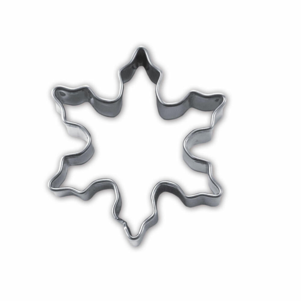 Städter ice crystal cookie cutter, cookie cutter, cookie mold, biscuit, cookies, stainless steel, 4 cm, 175150