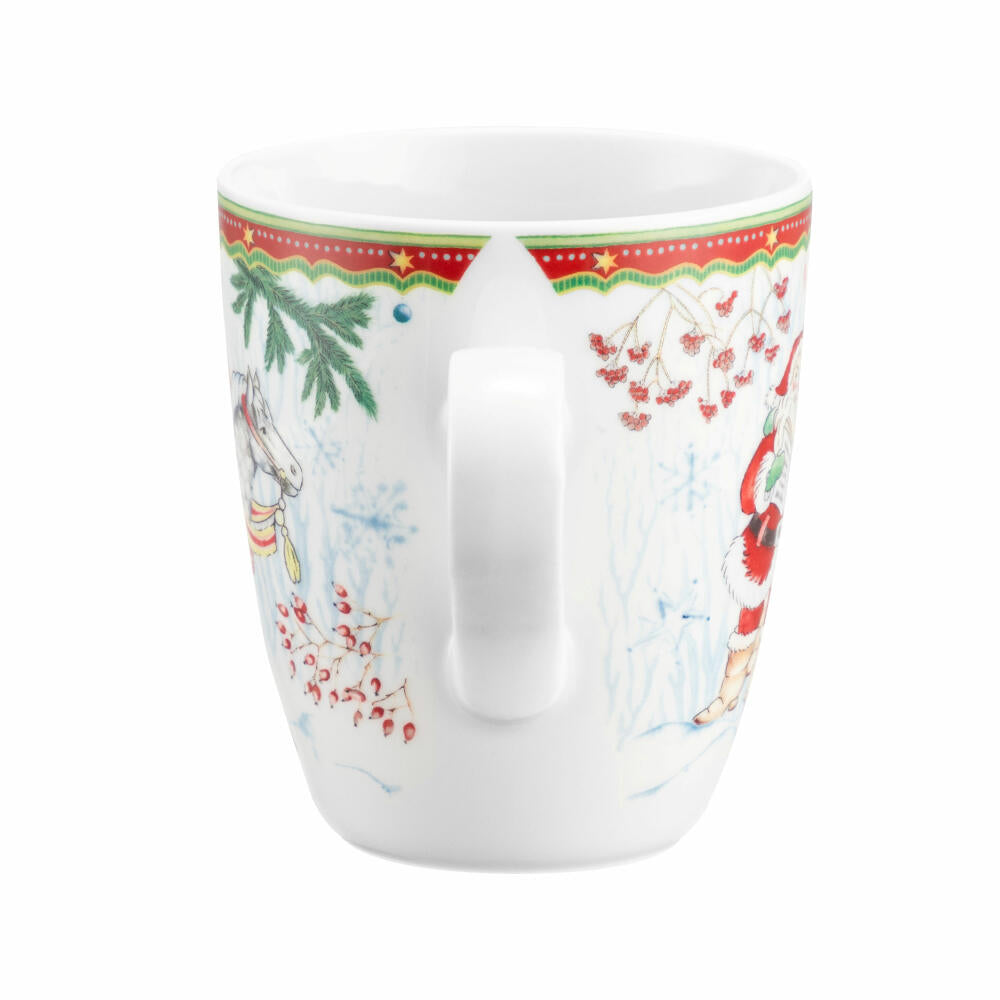 Seltmann Weiden mug with handle, coffee mug, tea cup, cup, porcelain, Santa Claus, 400 ml, 001.767888