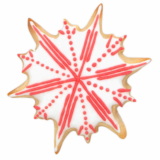 Städter Ausstecher Eiskristall, Ausstechform, Plätzchenform, Keks, Plätzchen, Edelstahl, 10.5 cm, 175143