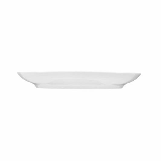 Seltmann Weiden Lido Teller Flach Eckig, Frühstücksteller, Kuchenteller, Porzellan, Weiß, 20 cm, 001.198897