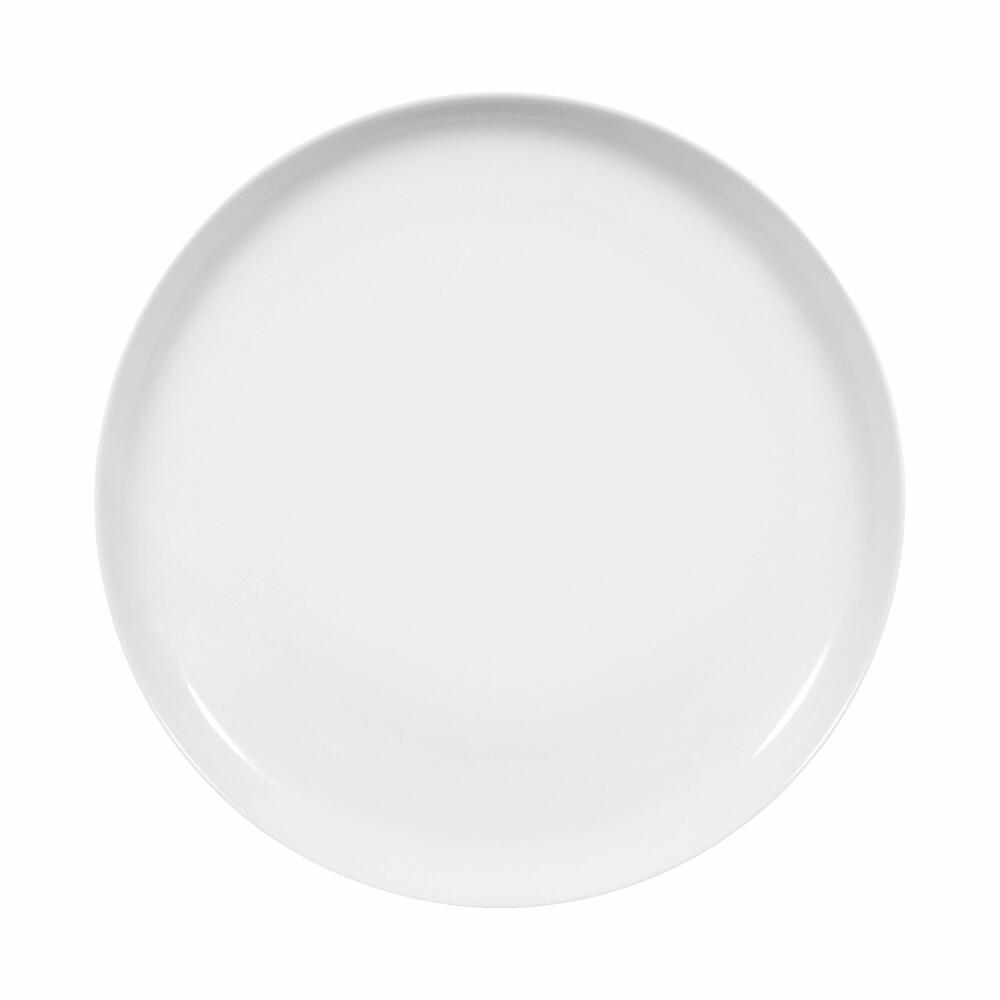 Seltmann Weiden Lido Plate Flat, Dinner Plate, Serving Plate, Porcelain, Coup White, Ø 30 cm, 001.198774