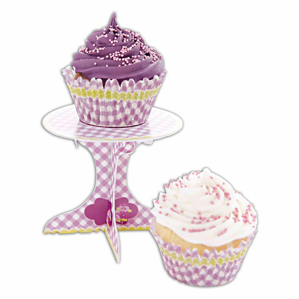 Städter Cupcake-Deko Sweets, 36-tlg., Mini Etagere, Backfömchen, Geburtstag, Party, Papier, 336155