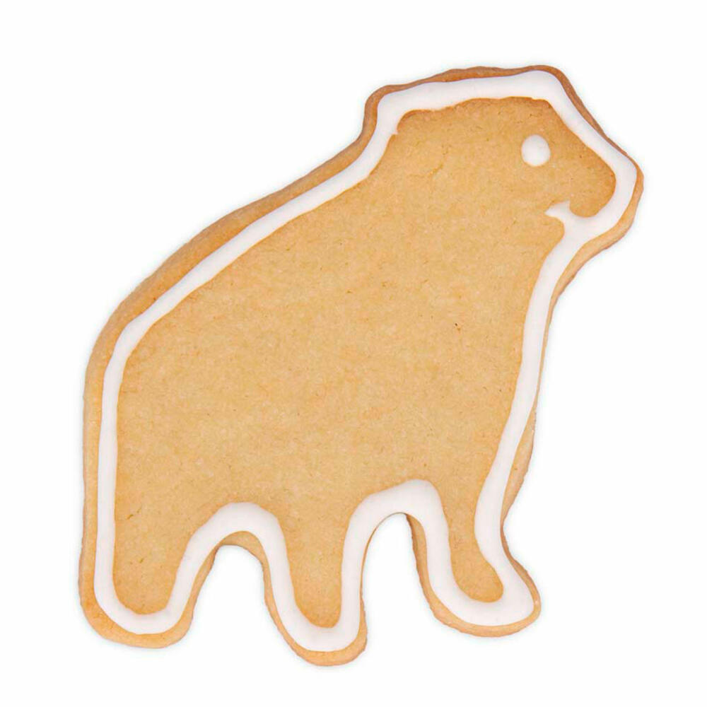 Städter cookie cutter polar bear, cookie cutter, cookie mold, biscuit, cookies, stainless steel, 7 cm, 040083