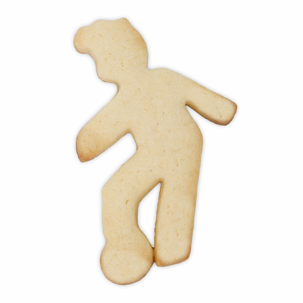 Städter cookie cutter football player, cookie cutter, cookie mold, biscuit, cookies, stainless steel, 6.5 cm, 216556