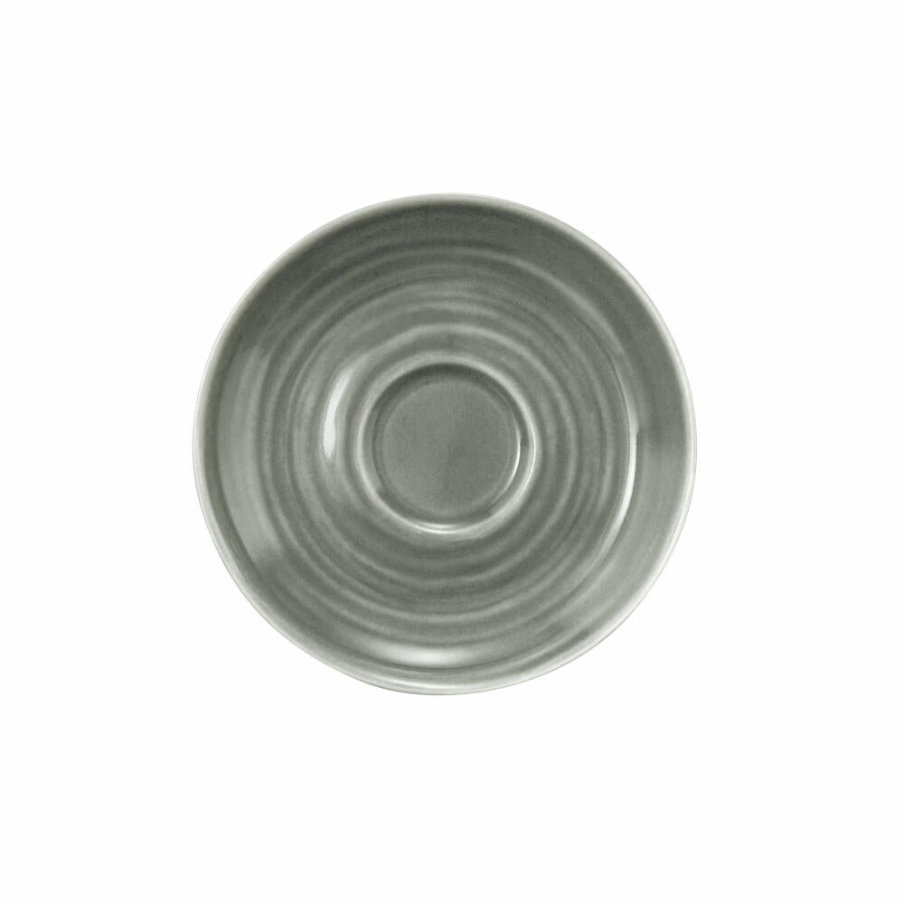 Seltmann Weiden Terra espresso saucer, saucer, porcelain, pearl grey, Ø 12 cm, 001.766254