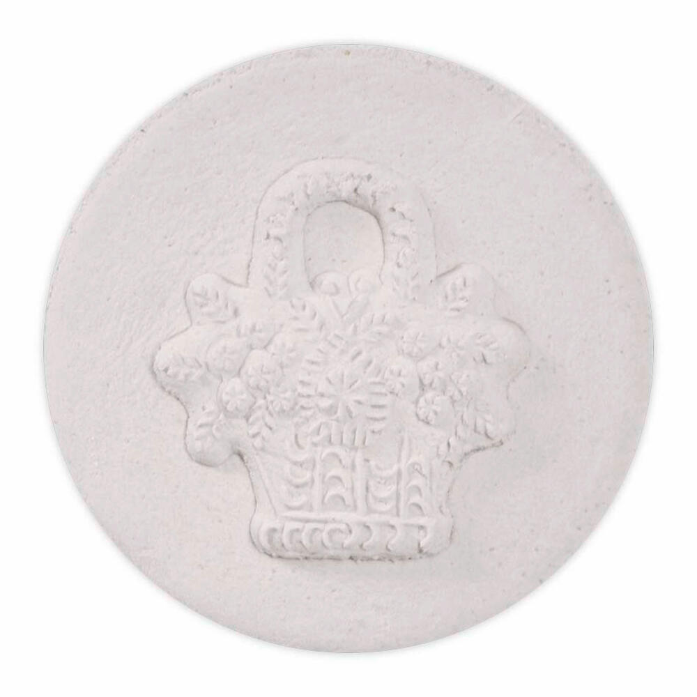 Städter Spekulatius-Model Flower Basket, Wooden Embossing Mold, Cookie Mold, Spekulatius Mold, Wood, Ø 8 cm, 841284