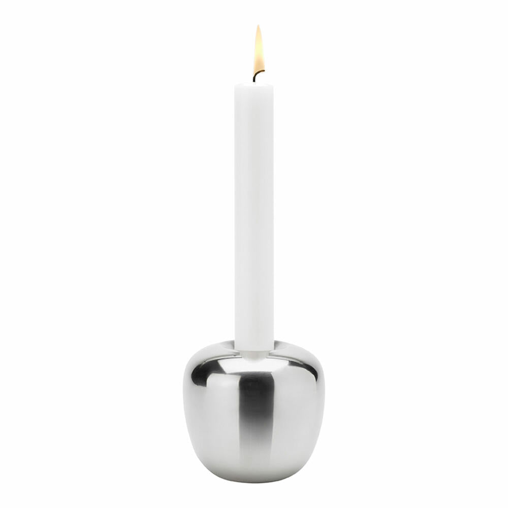 Stelton Kerzenständer Ora Edelstahl, Groß, Kerzenhalter, Teelichthalter, Stainless Steel, 104