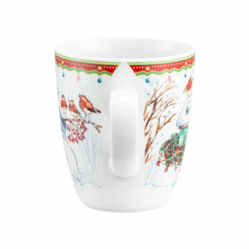 Seltmann Weiden mug with handle, coffee mug, tea cup, cup, porcelain, snowman, 400 ml, 001.767891