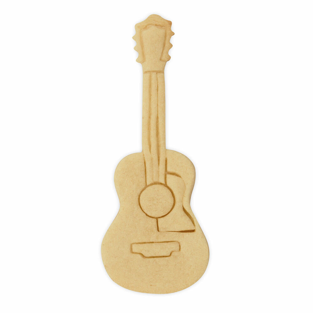 Städter Präge-Ausstecher Gitarre, Ausstechform, Plätzchenform, Keks, Plätzchen, Edelstahl, 11 cm, 217065