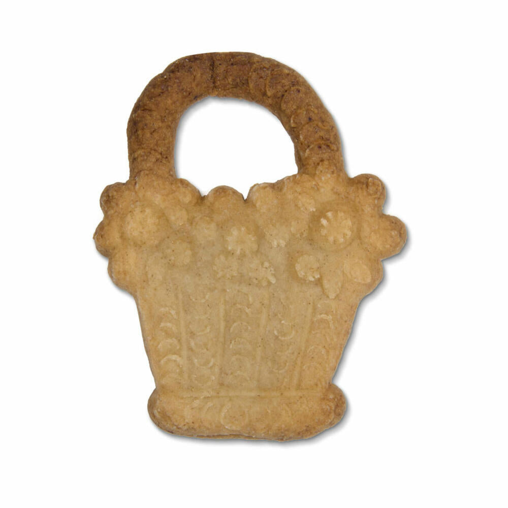 Städter Spekulatius-Model Flower Basket, Wooden Embossing Mold, Cookie Mold, Spekulatius Mold, Wood, 9 x 12 cm, 842113