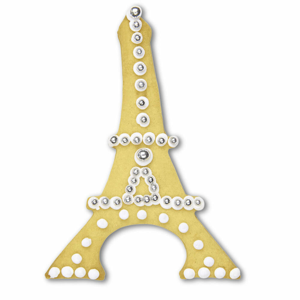 Städter embossed cookie cutter Eiffel Tower, cookie cutter, cookie mold, biscuit, cookies, stainless steel, 8.5 cm, 199163