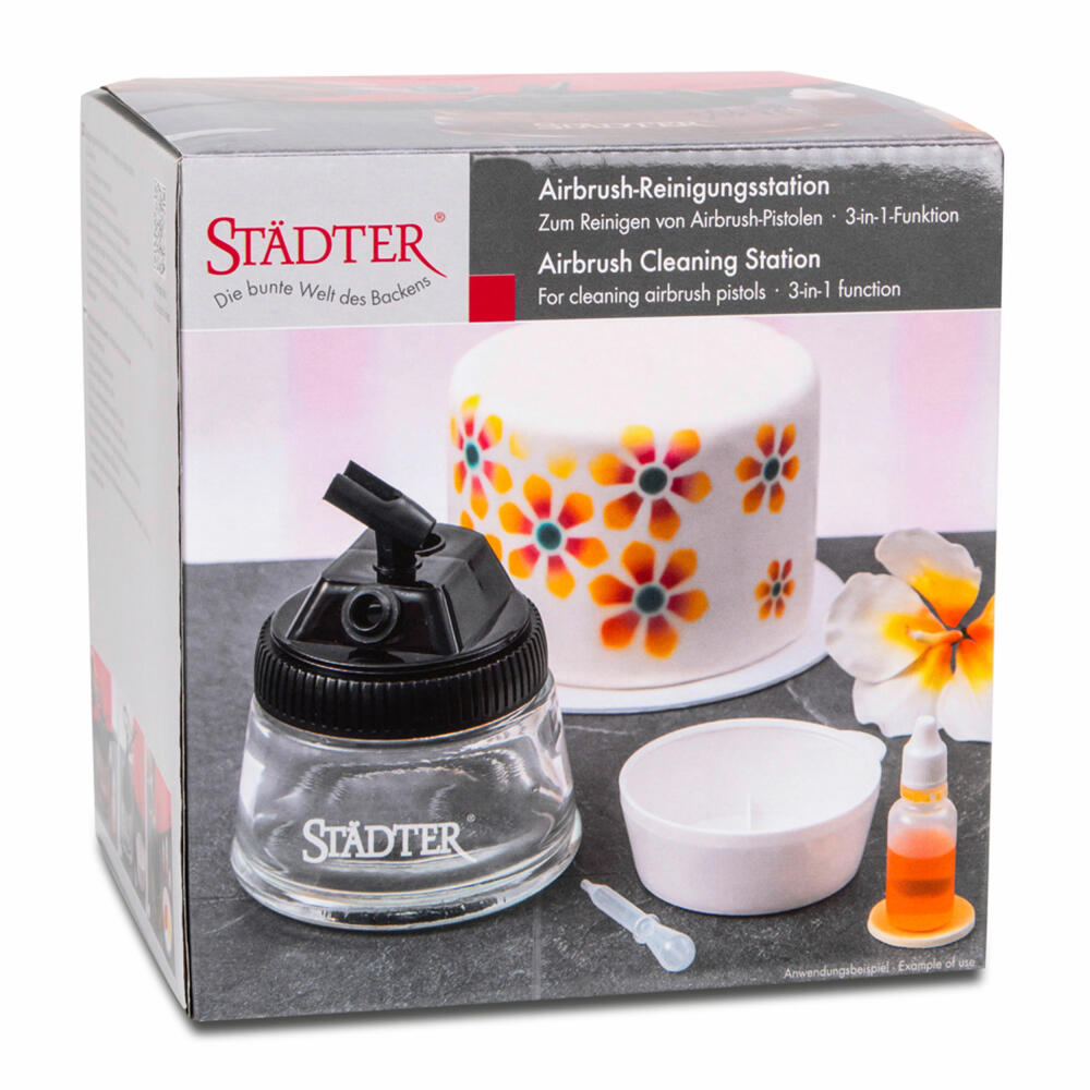 Städter Airbrush Cleaning Station, Cleaning, Airbrush Gun, Bracket, Holder, 330139