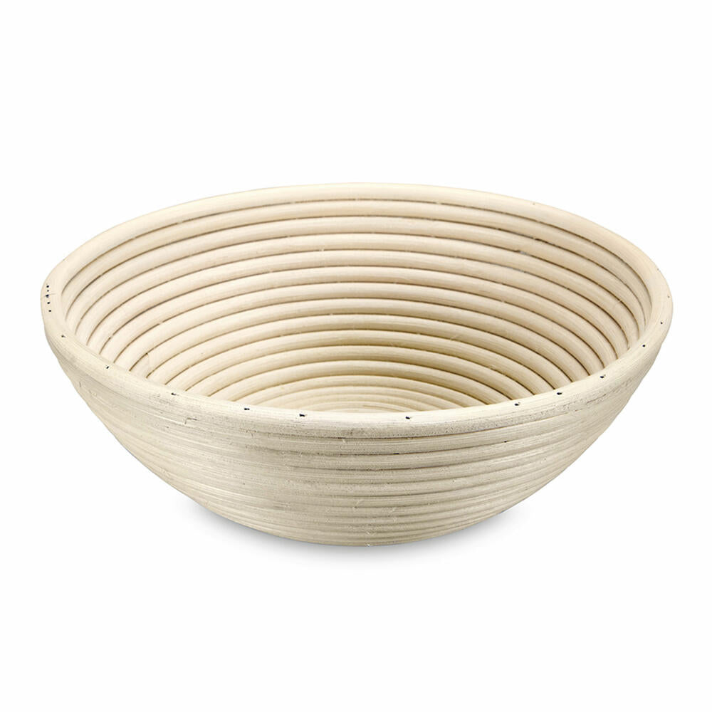 Städter Round Proofing Basket, Proofing Basket, Bread Form, Bread Dough, Bread Basket, Rattan, Ø 23.5 cm, 836020