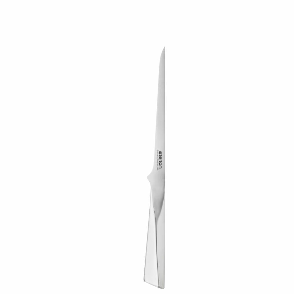Stelton Ausbeinmesser Trigono, Fleischmesser, Küchenmesser, Chromium 18, Silbern, 32.5 cm, 353