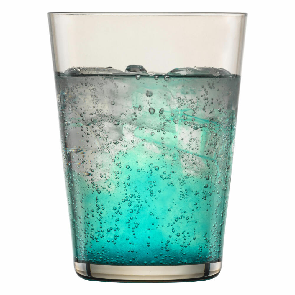 Zwiesel Glas Wasserglas Together Rauchblau Groß 4er Set, Trinkglas, Becher, 548 ml, 122346