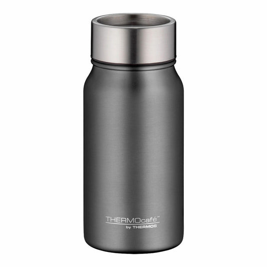 Thermos TC Drinking Mug, Thermobecher, Trinkbecher, Isobecher, Thermo Becher, Edelstahl, Cool Grey, 350 ml, 4097.234.035