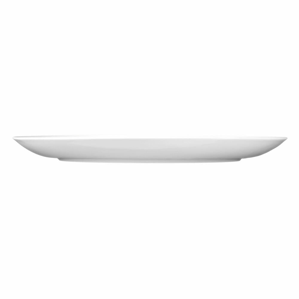 Seltmann Weiden Lido Platter Oval, Serving Platter, Serving Plate, Porcelain, White, 31.3 x 21.1 cm, 001.200530