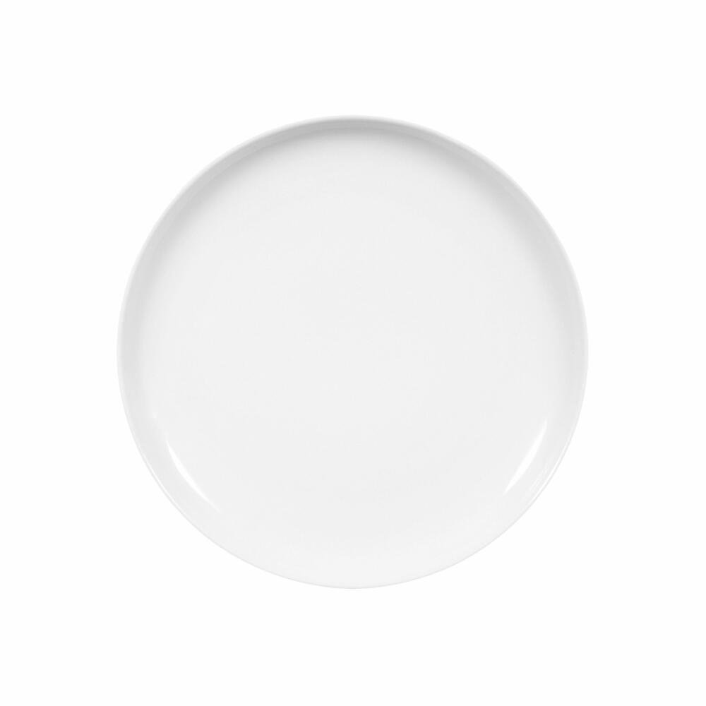 Seltmann Weiden Lido Brotteller Rund, Frühstücksteller, Kuchenteller, Porzellan, Coup Weiß, Ø 17 cm, 001.198544