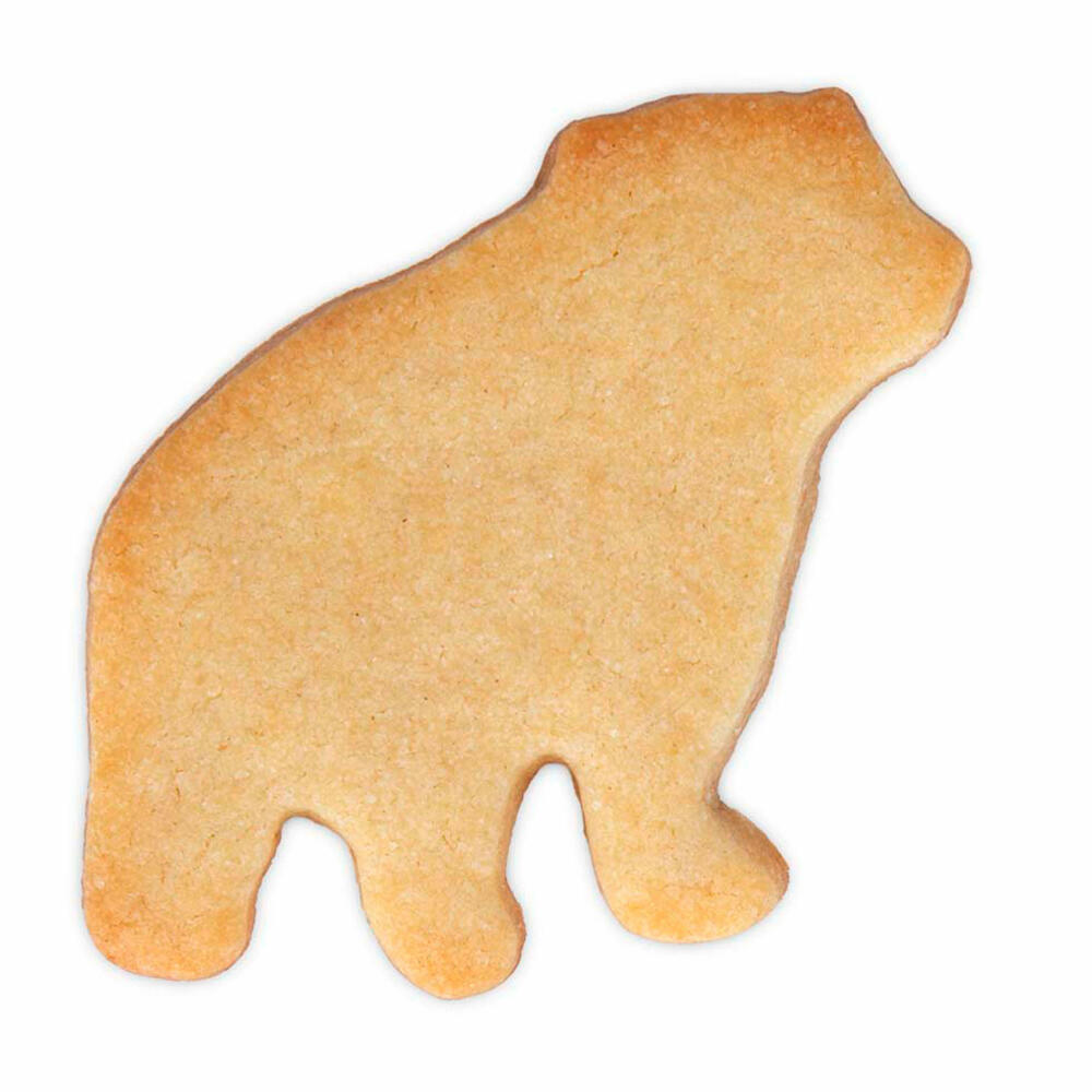 Städter cookie cutter polar bear, cookie cutter, cookie mold, biscuit, cookies, stainless steel, 7 cm, 040083