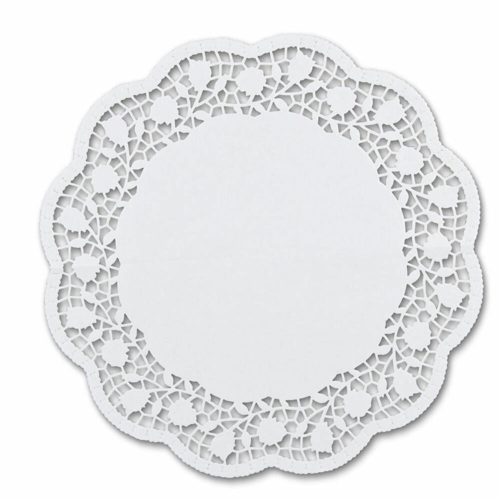 Städter Round Cake Doily, Set of 6, Cake Paper, Cake Base, Cake Doily, Paper, Ø 28 cm, 900134