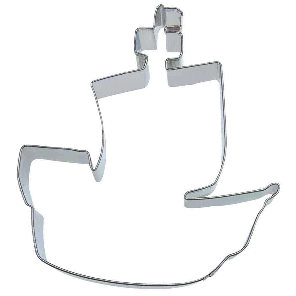 Städter cookie cutter pirate ship, cookie cutter, cookie mold, biscuit, cookies, stainless steel, 10.5 cm, 199521