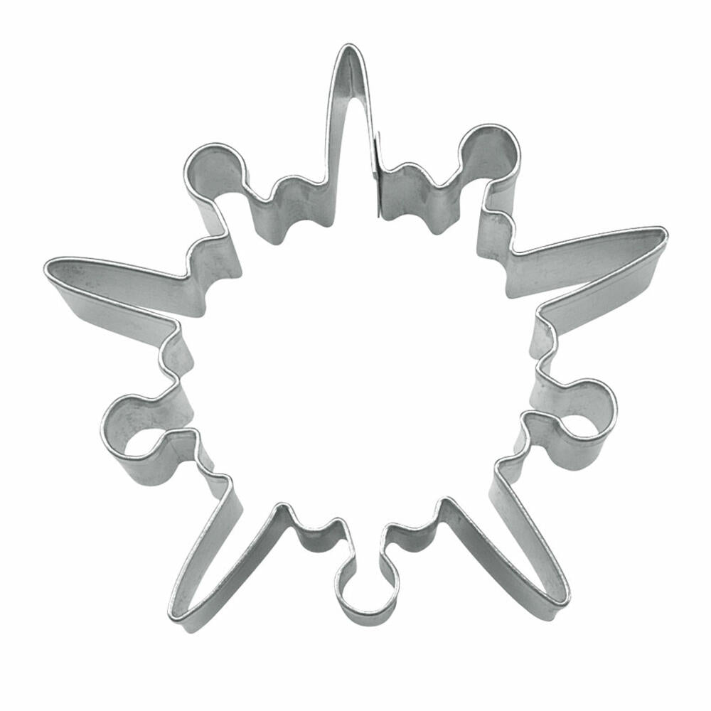 Städter cookie cutter snowflake, cookie cutter, cookie mold, biscuit, cookies, stainless steel, 7.5 cm, 195189