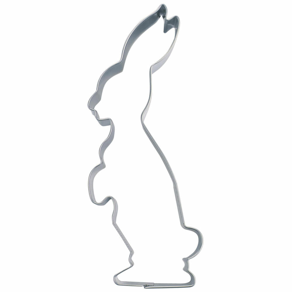 Städter Ausstecher Hase Stehend, Ausstechform, Plätzchenform, Keks, Plätzchen, Edelstahl, 9 cm, 160118