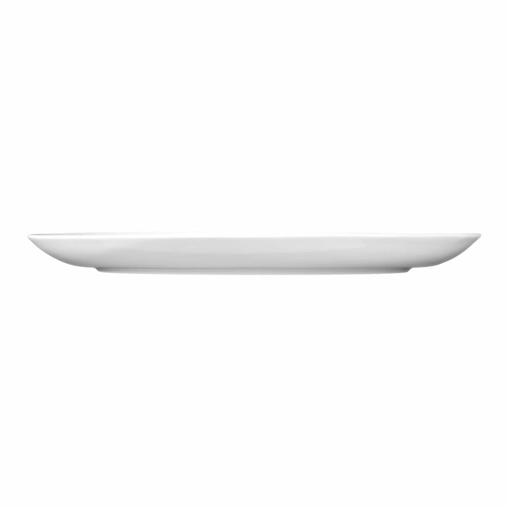 Seltmann Weiden Lido Platter Oval, Serving Platter, Serving Plate, Porcelain, White, 28.2 x 19 cm, 001.200454