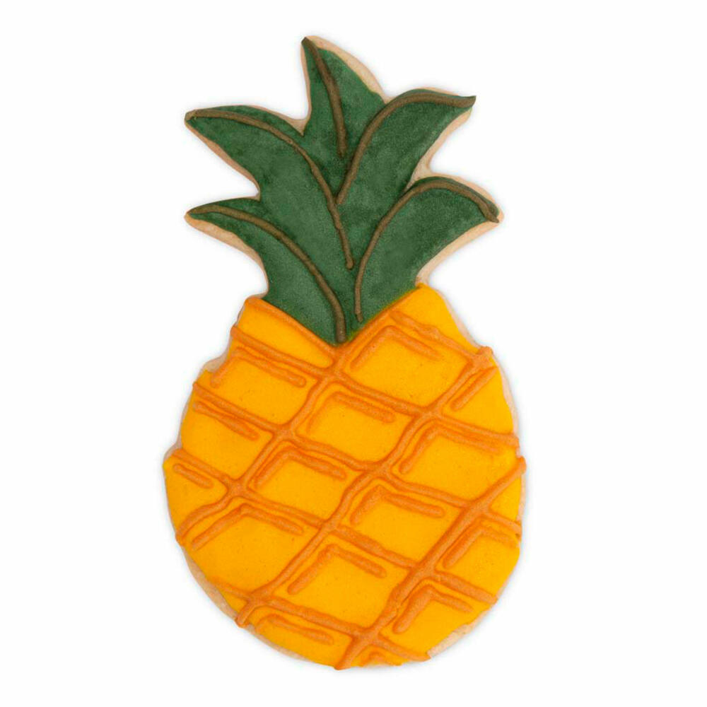 Städter Präge-Ausstecher Ananas, Ausstechform, Plätzchenform, Keks, Plätzchen, Edelstahl, 9.5 cm, 216730