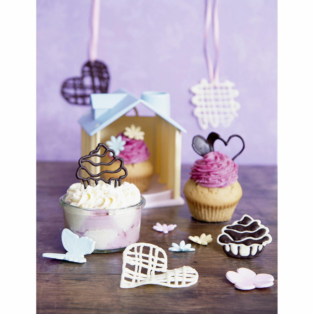 Städter Villa Creativa Set, 14-tlg., Cupcake Deko, Dekoration, Schokolade, Vorlagen, 257887