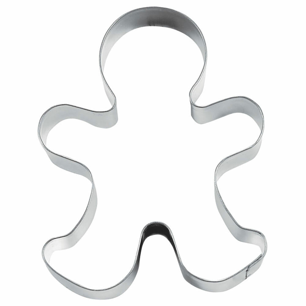 Städter gingerbread man cookie cutter, cookie cutter, cookie mold, biscuit, cookies, stainless steel, 9.5 cm, 041318