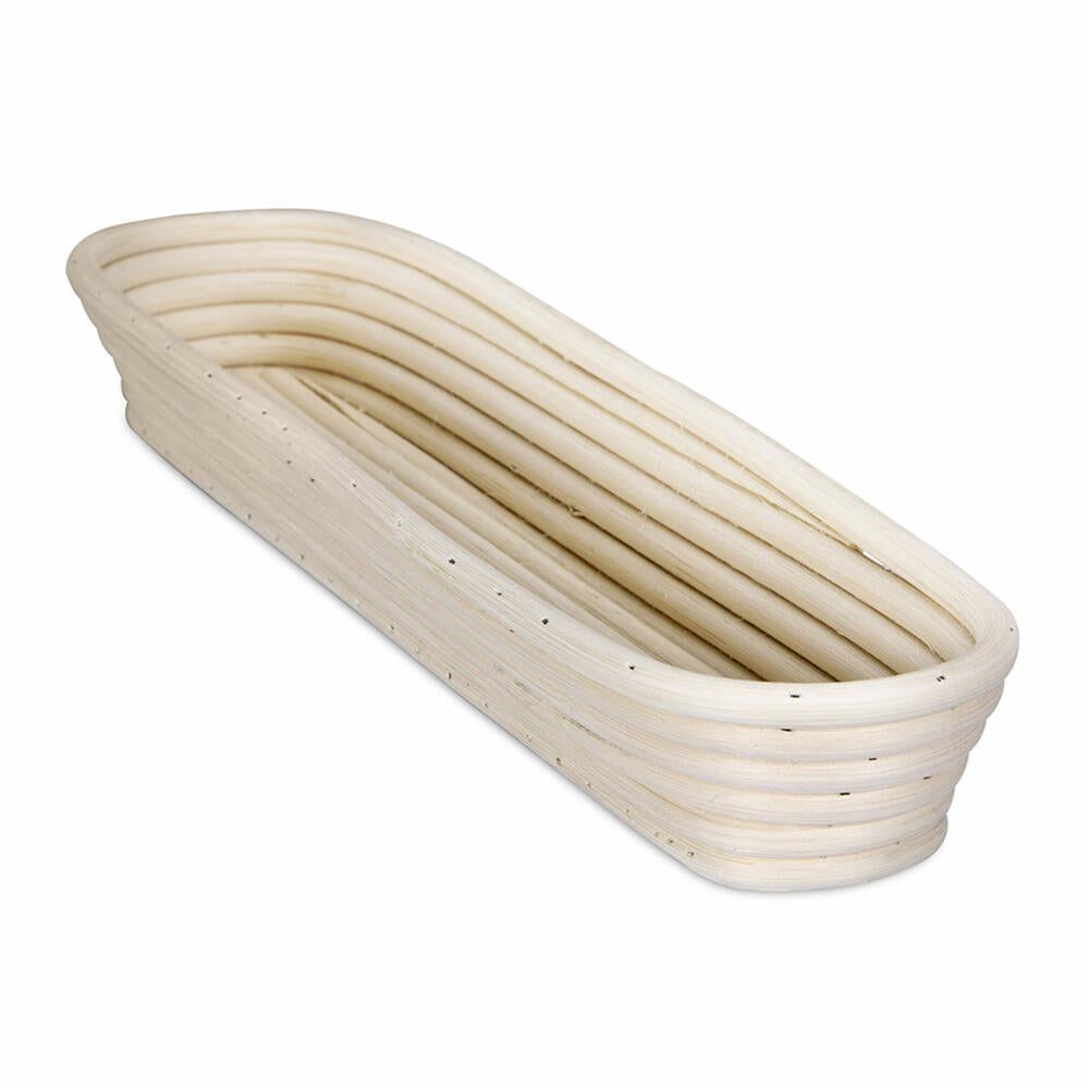 Städter proofing basket baguette, proofing basket, bread form, bread dough, bread basket, rattan, 36 x 7.5 cm, 836051